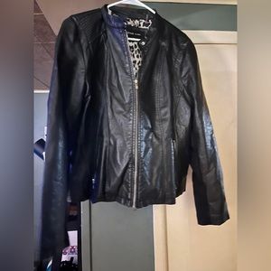 Faux Leather Jacket